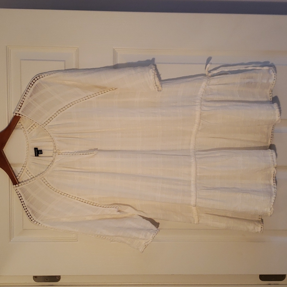 Embroidered Peasant Style Blouse
